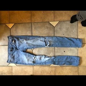 Hollister ripped jeans